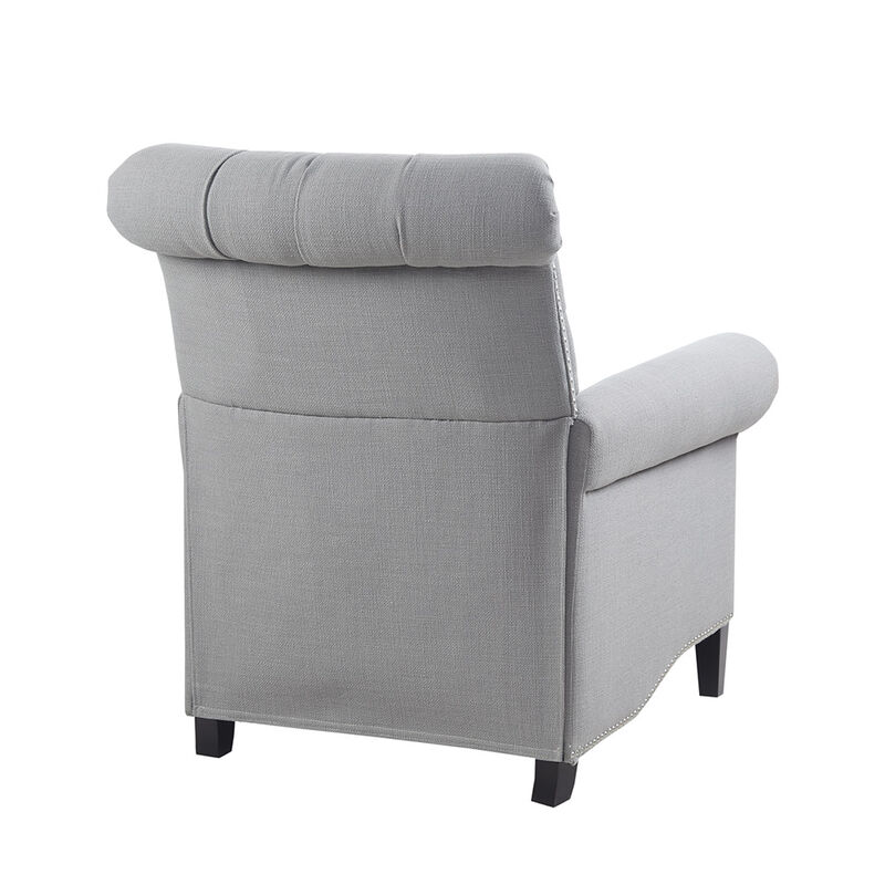 Gracie Mills Rhys Button Tufted Back Recliner