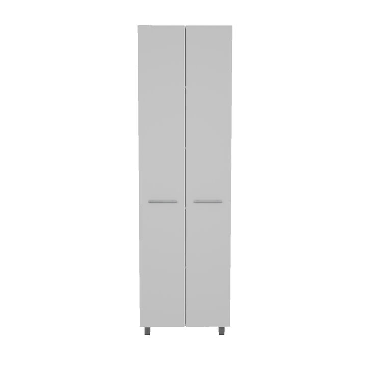 DEPOT E-SHOP Collins Pantry Cabinet, Five Interior Shelves
