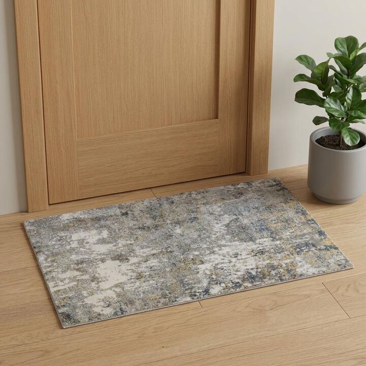 HomeRoots Abstract Area Rug