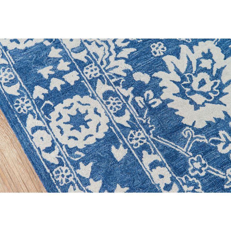 Momeni Traditional Rectangle Area Rug, Blue, 2' X 3'