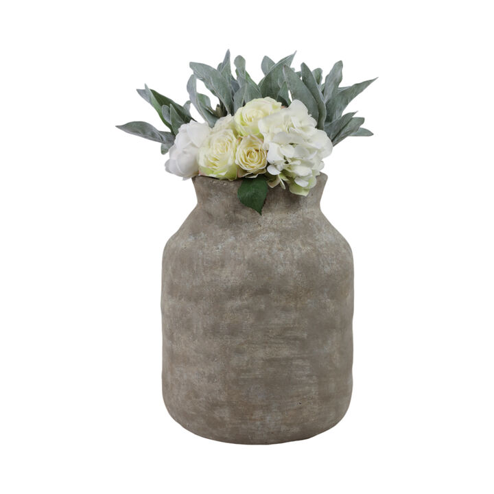 16x12" Milk Vase, Gray