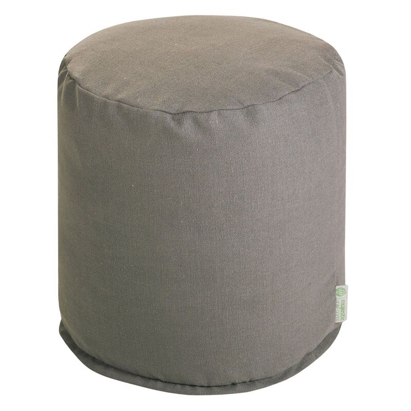Majestic Home Goods Pouf Wales Gray