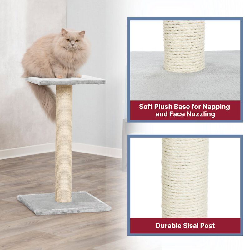 TRIXIE Espejo Sisal Cat Scratching Post with Plush Platform image number 4