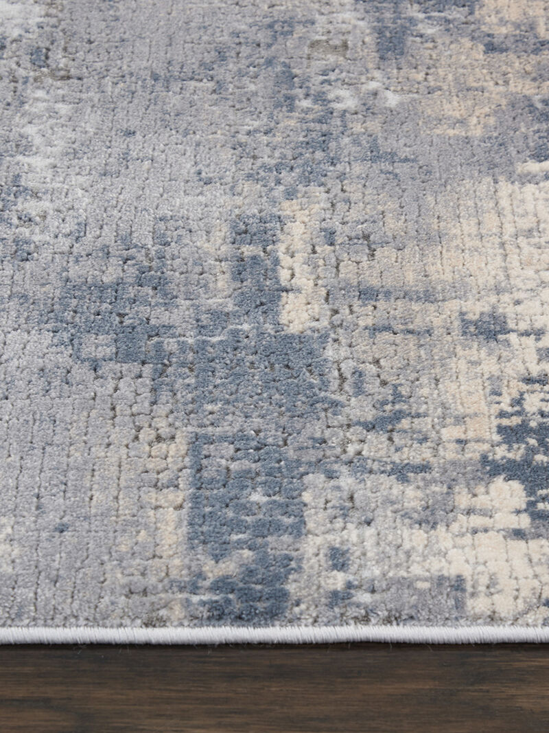 Rustic Textures RUS06 Gray/Beige 2'2" x 7'6" Rug image number 1