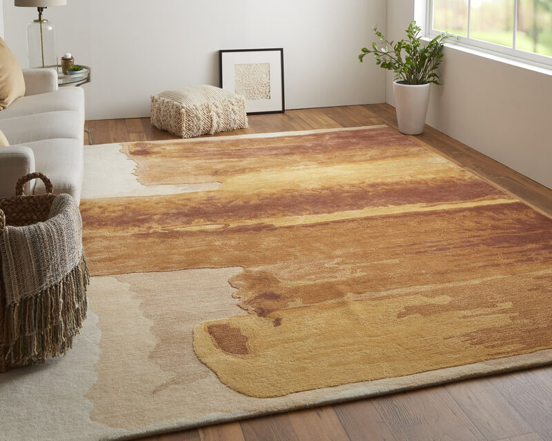 Anya 8921F Red/Orange/Ivory 8' x 10' Rug