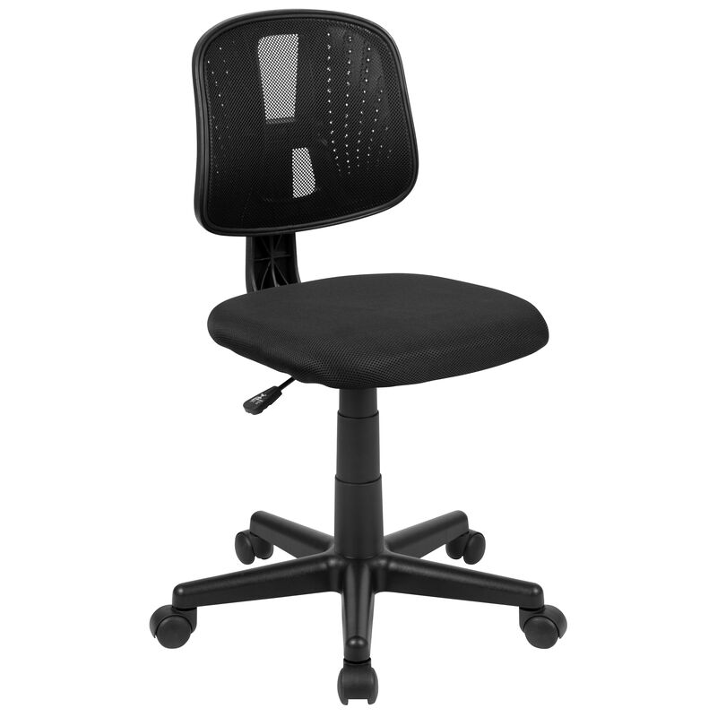 Flash Fundamentals Mid-Back Mesh Swivel Task Office Chair with Pivot Back image number 0