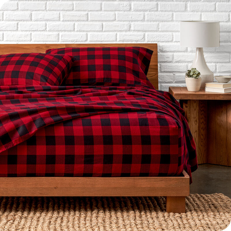 Soft & Cozy 100% Cotton Flannel Printed Pattern Sheet Set image number 3