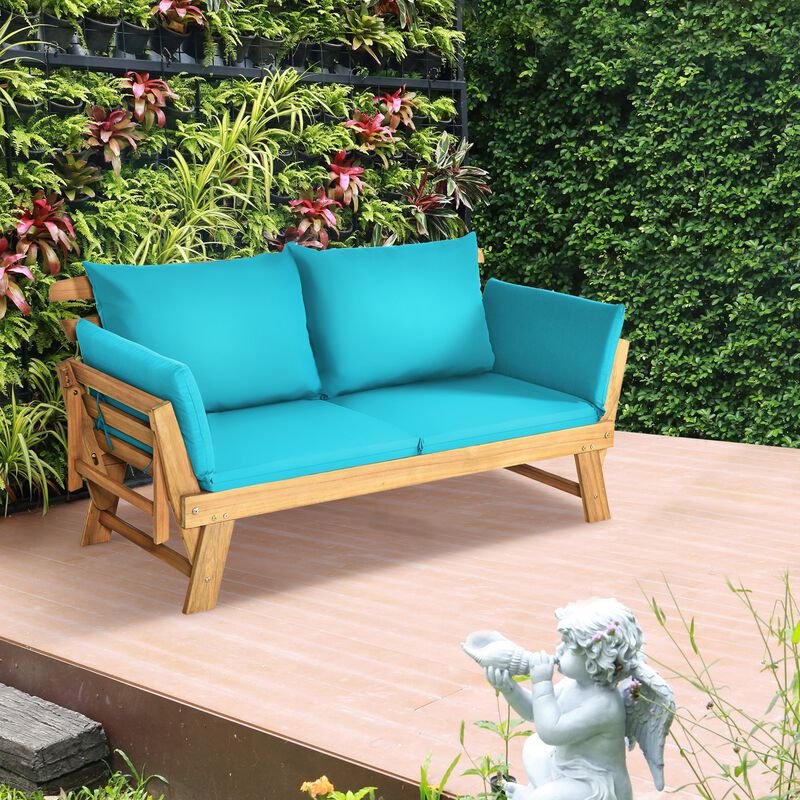Outdoor Convertible Sofa Chair &ndash; Adjustable Patio Seat with Plush Cushions image number 7
