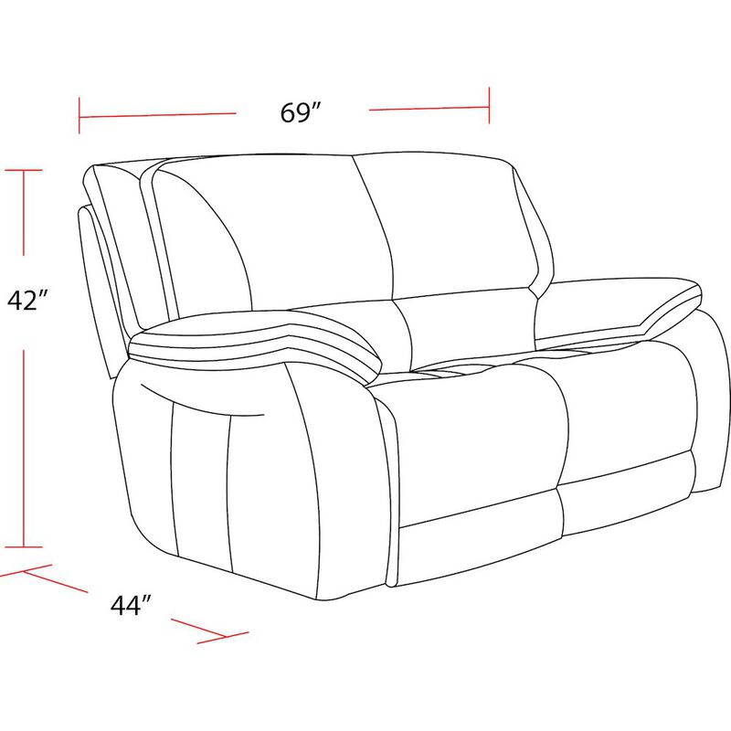 Parker Living Vail - Burnt Sienna Power Reclining Sofa and Loveseat
