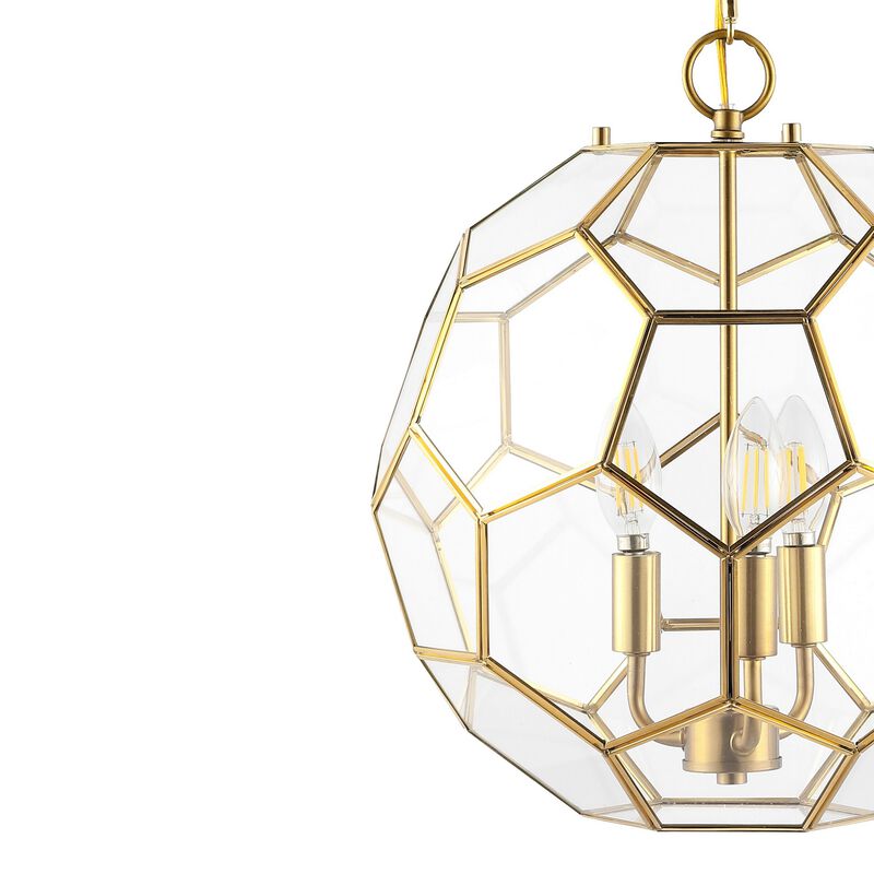 Bee Modern Bohemian Iron/Glass LED Pendant