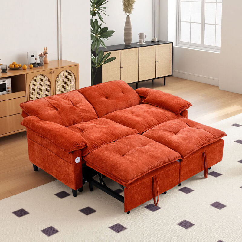 Napnam Convertible Sleeper Couch image number 3