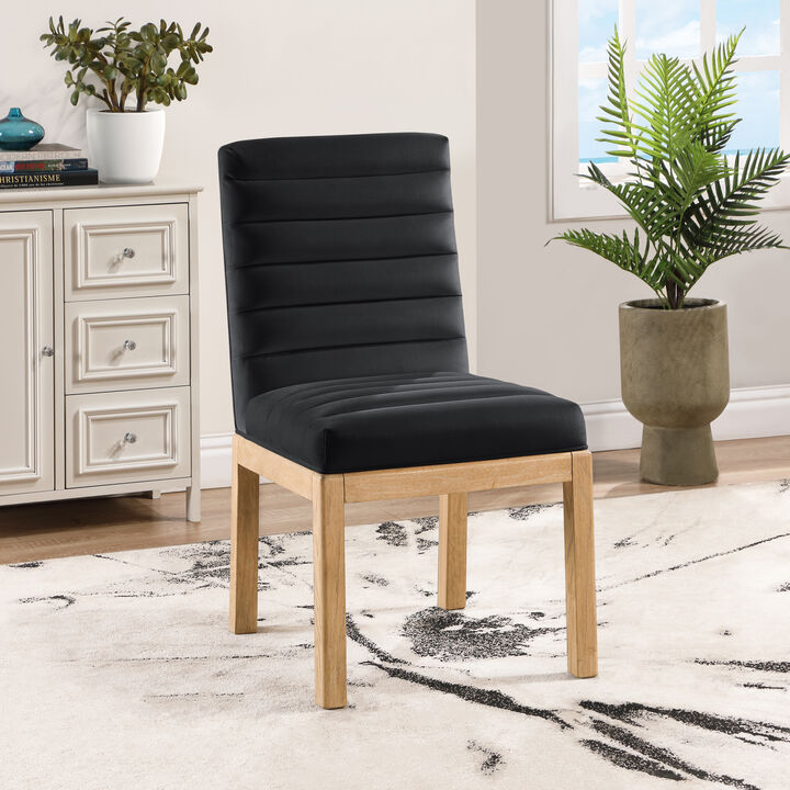 Meridian Furniture Evelyn Saddle Velvet Dining Chair