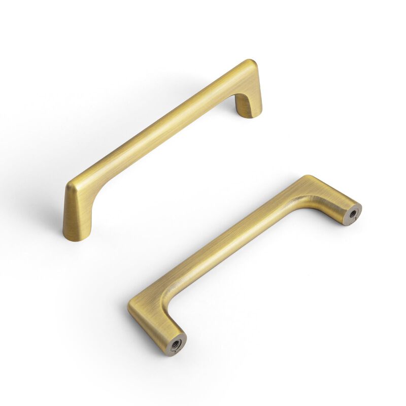 Goo-Ki 6 Pack Brushed Bronze Cabinet pulls,3.8 inch(96mm) Hole Center Zinc Alloy Drawer Pulls,6 Pack