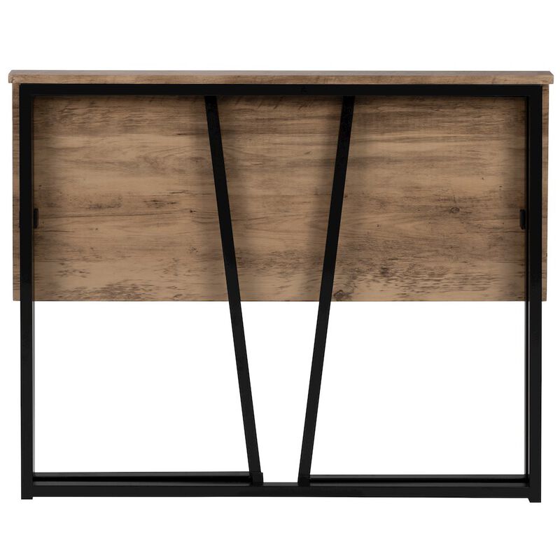 Flash Furniture Small Rustic Natural Home Office Folding Computer Desk - 36" image number 9