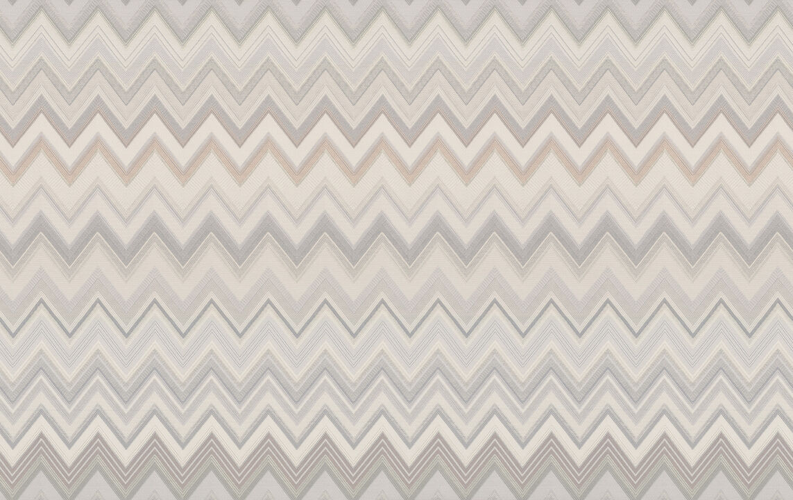 Happy Zigzag Grey Wallpaper