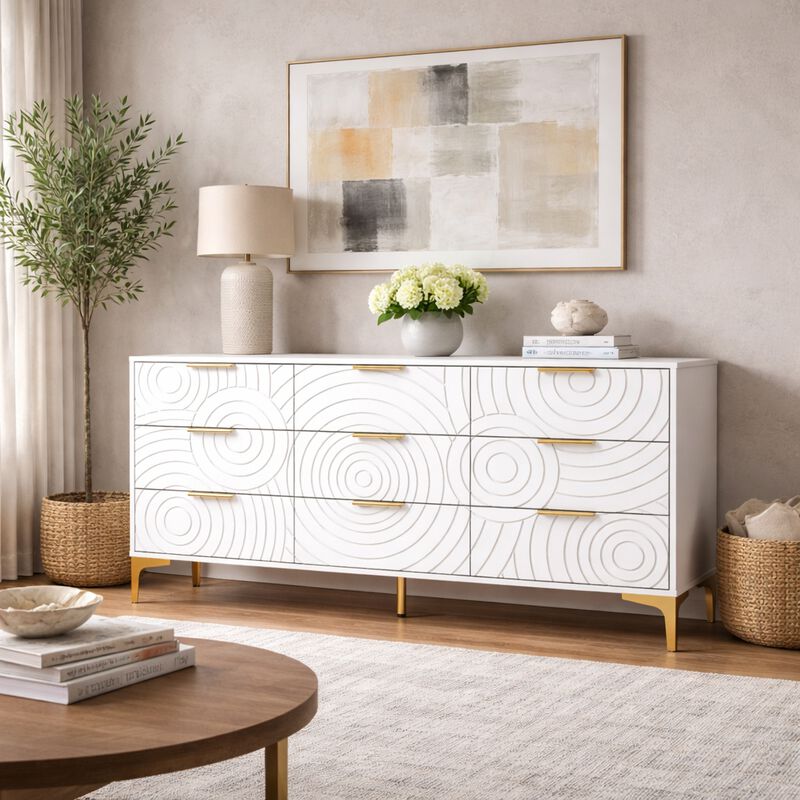 Nufmut Modern Wooden Dresser image number 2