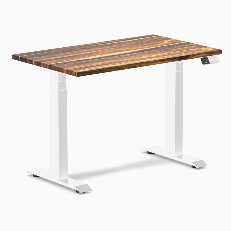 Desky Dual Mini Hardwood Sit Stand Desk image number 0