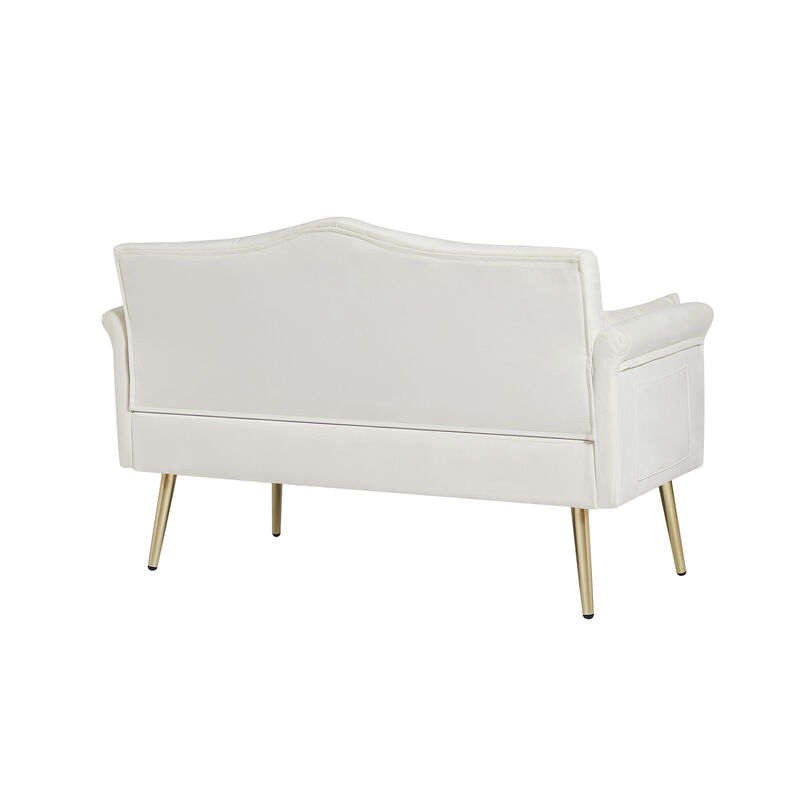 Becrop Glam Loveseat image number 5