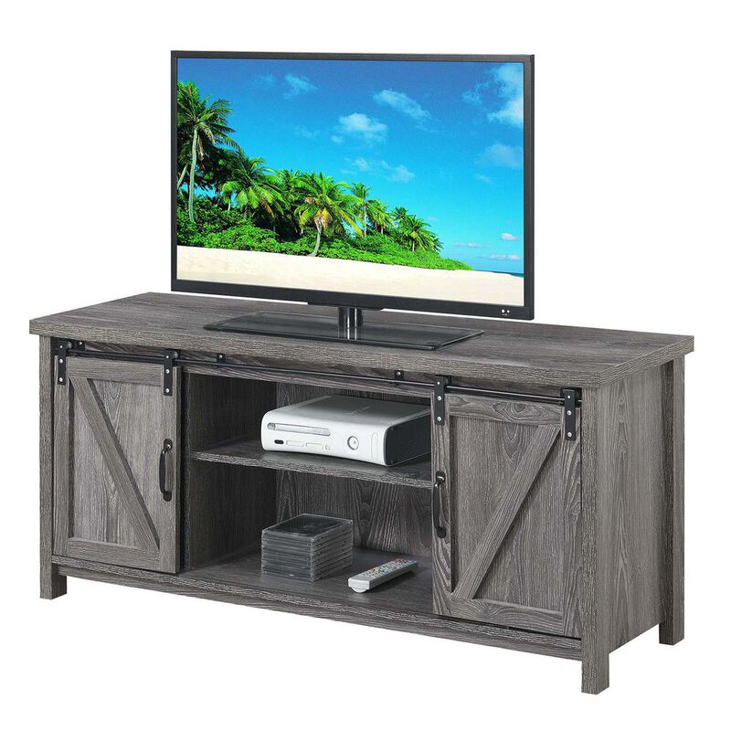 Convenience Concepts Blake Barn Door TV Stand