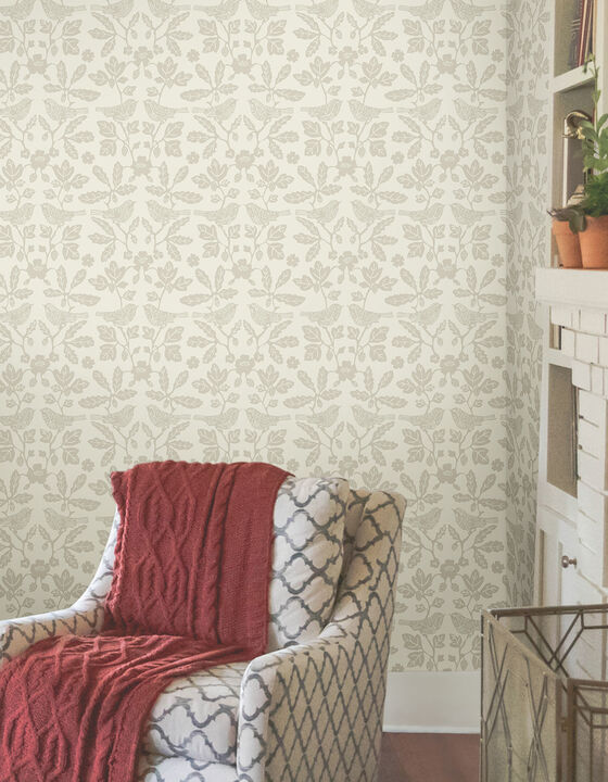 Sparrow & Oak Wicker Peel & Stick Wallpaper