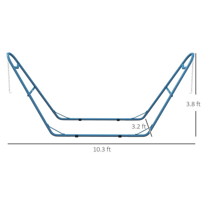 Hivvago Heavy Duty Steel Hammock Stand 10.3 ft image number 2