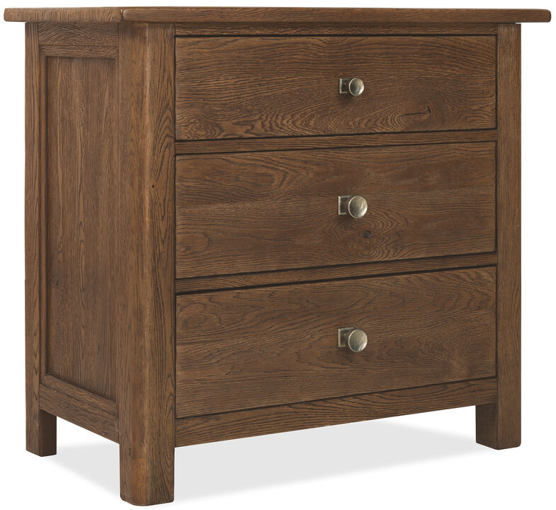 Driftwood 3-Drawer Nightstand