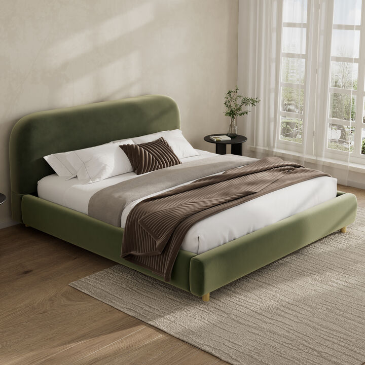 TATEUS Upholstered Platform Bed