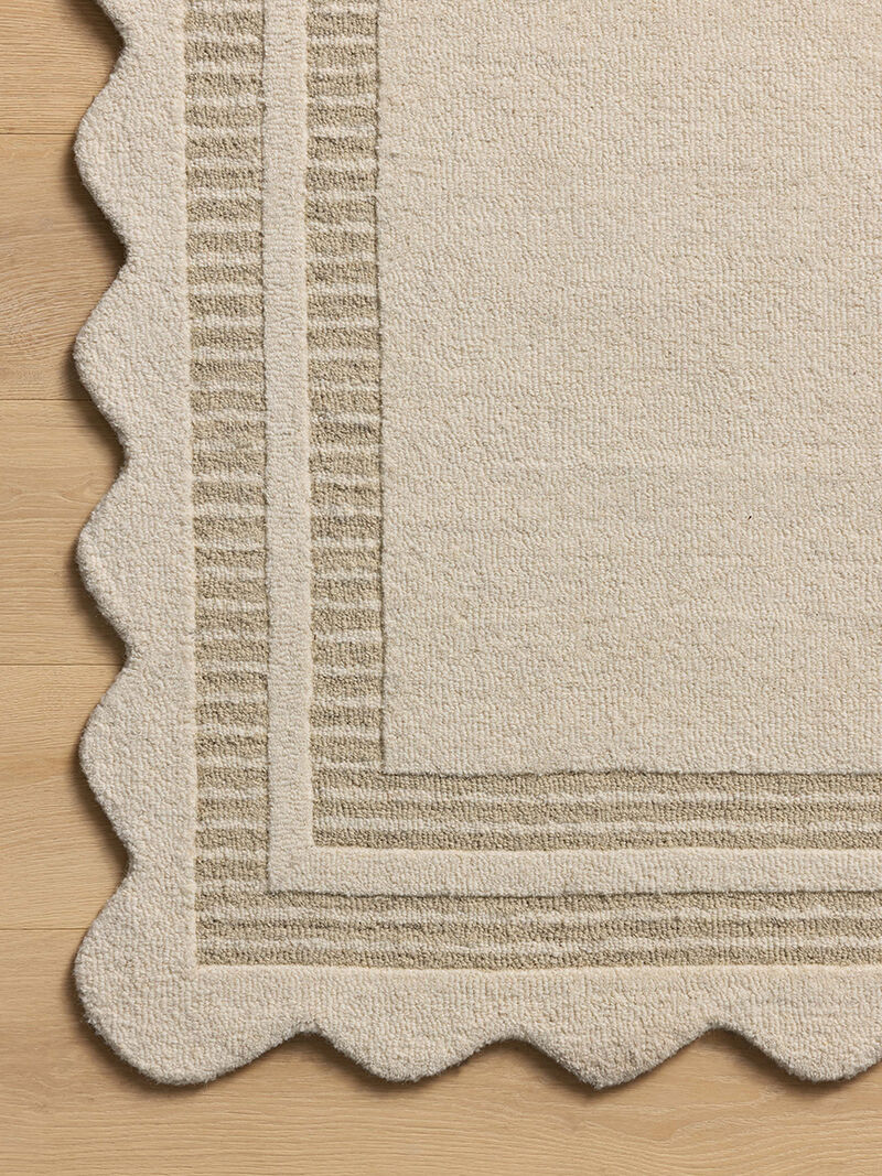 Scottie SCO01 Ivory/Grey 5' x 7'6" Rug by Chris Loves Julia x Loloi image number 5