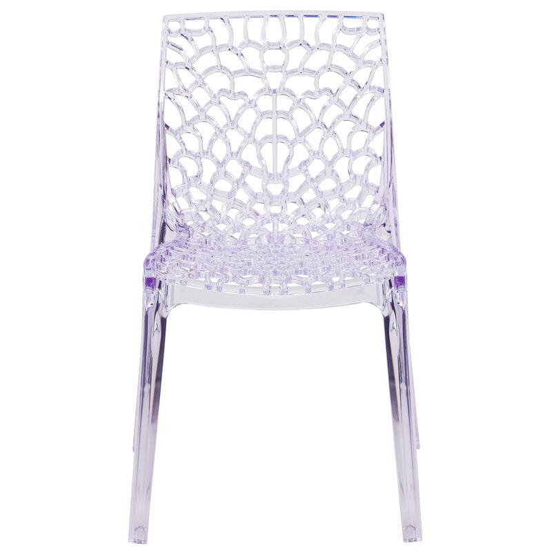 Flash Furniture Vision Series Transparent Stacking Side Chair