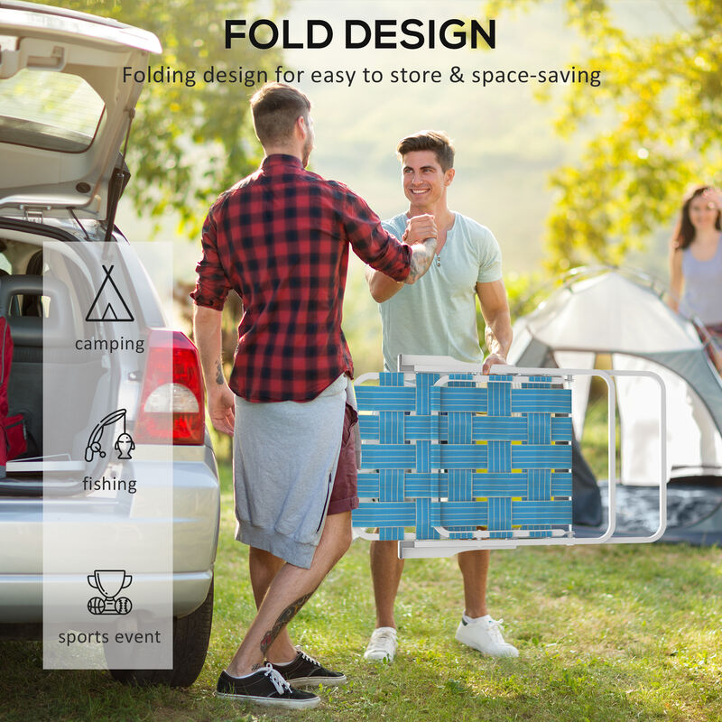 Hivvago 2-Person Patio and Garden Folding Chair Set image number 4
