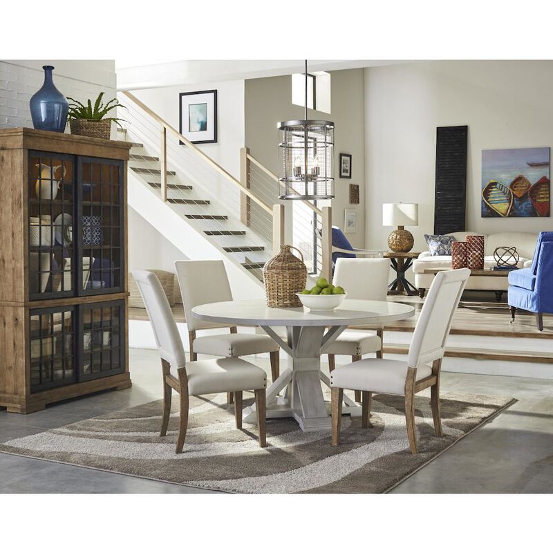 Legacy Classic Coming Home Gathering Arm Chair (wood back, Uph seat) Set of 2