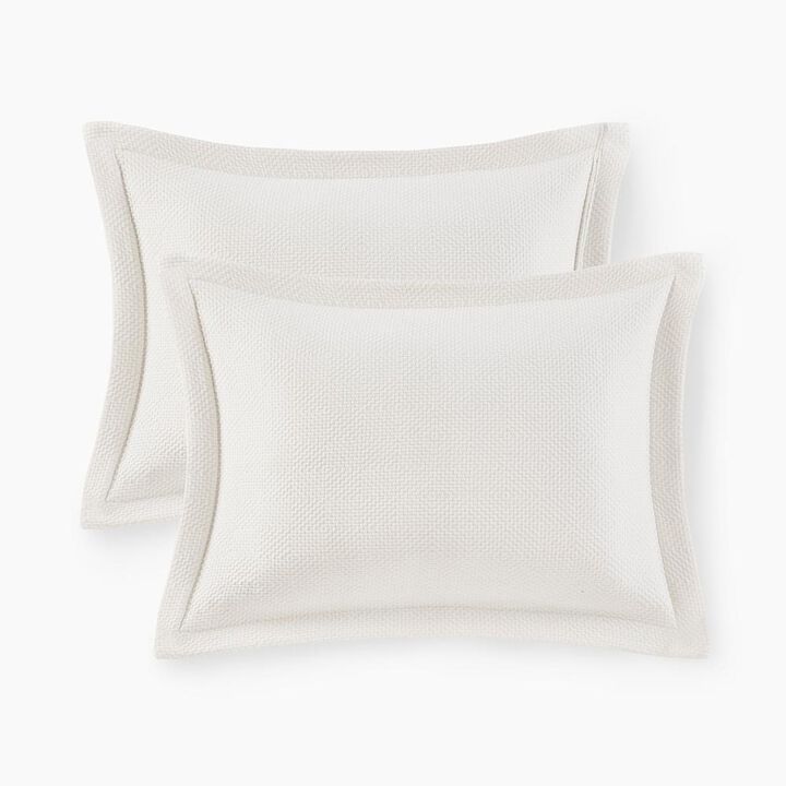 Belen Kox 100% Cotton Coverlet Mini Set Marshmallow, Belen Kox