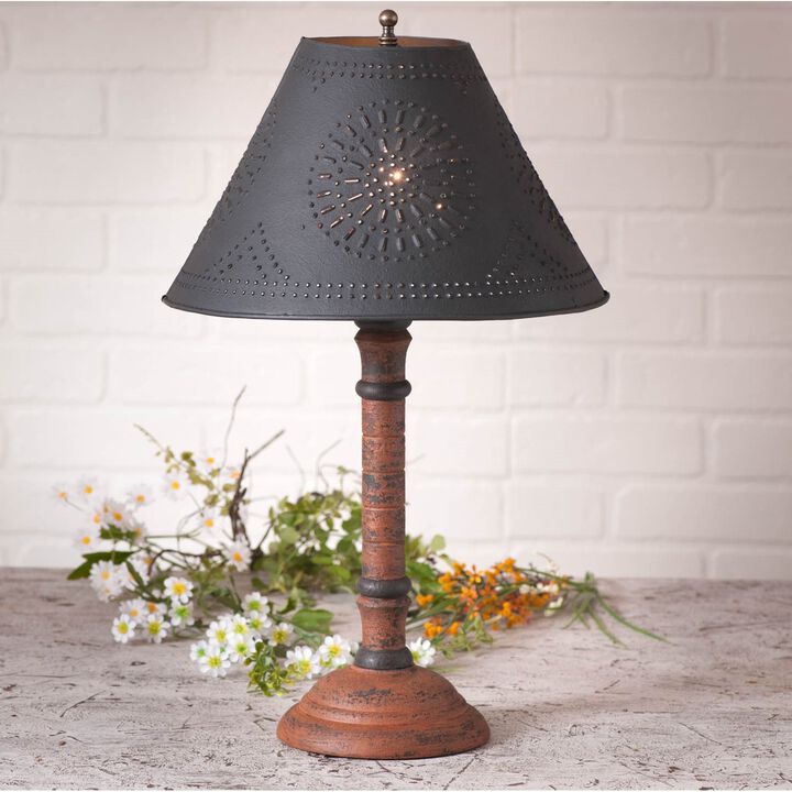 Gatlin Lamp In Hartford Pumpkin With Shade