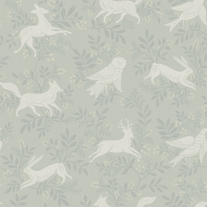 Revelry Sage Forest Frolic Wallpaper