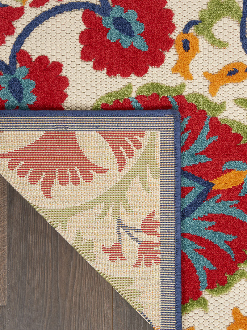 Aloha ALH20 Red/Multicolor 7' x 10' Rug