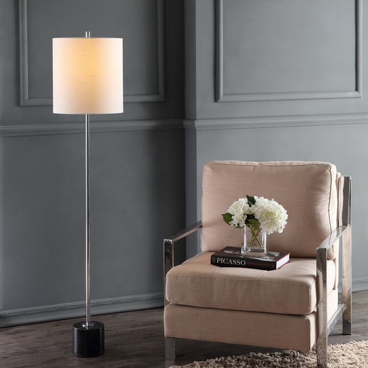 Levitt Marble/Metal LED Floor Lamp