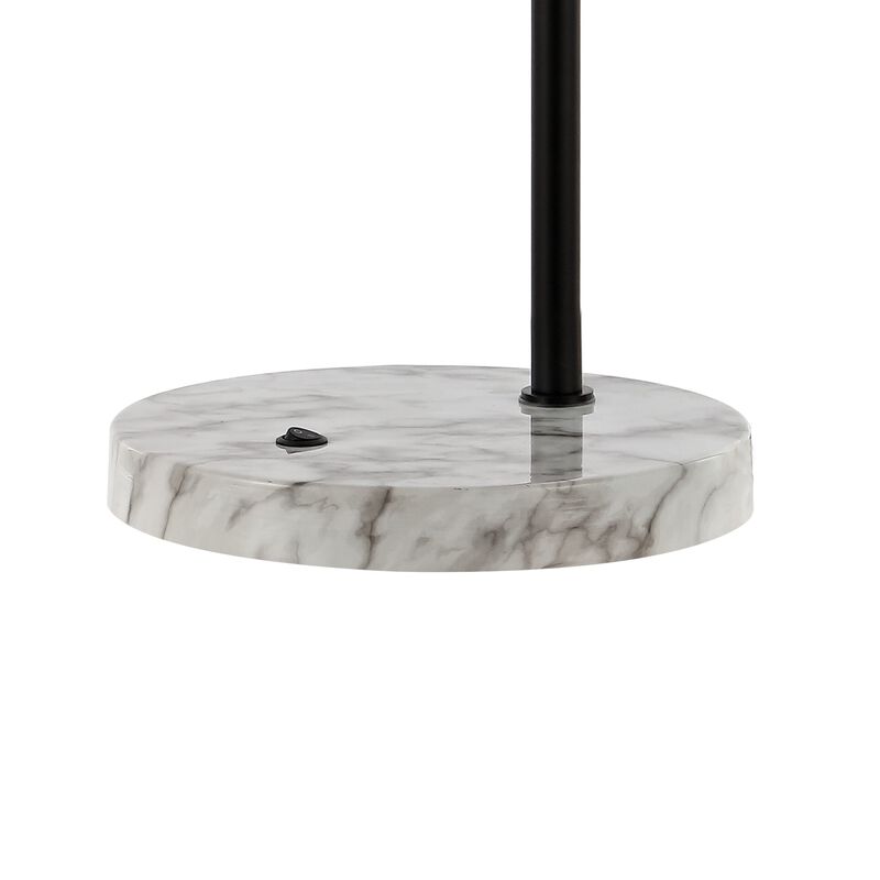 Penta Industrial Farmhouse Head-Adjustable Iron LED Task Lamp with USB Charging Port