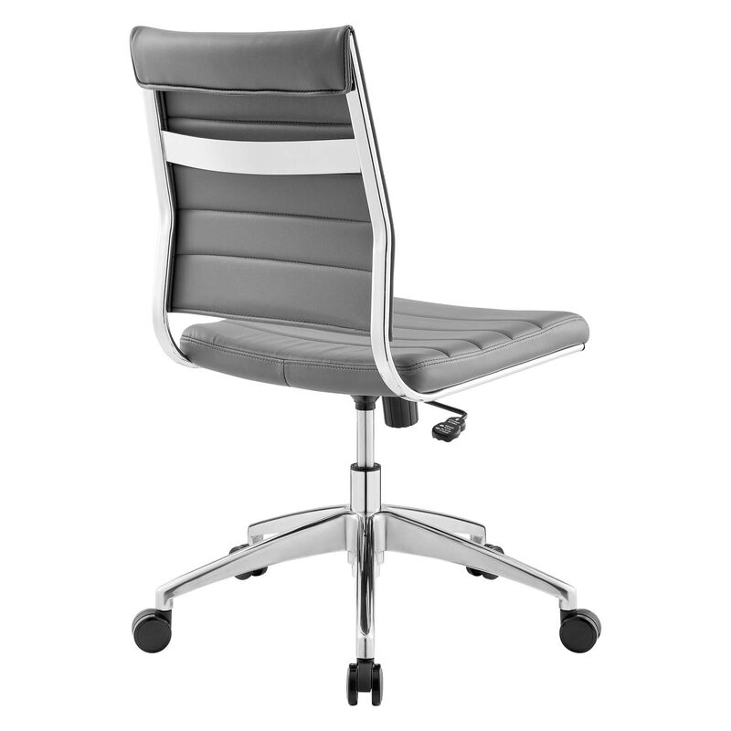 Modway Furniture - Jive Armless Mid Back Office Chair Gray image number 3