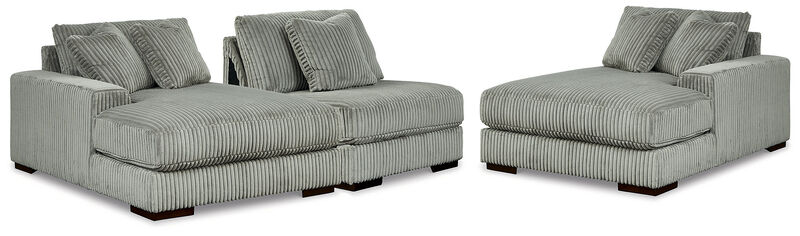 Lindyn 3PC Sectional W/Double Chaise