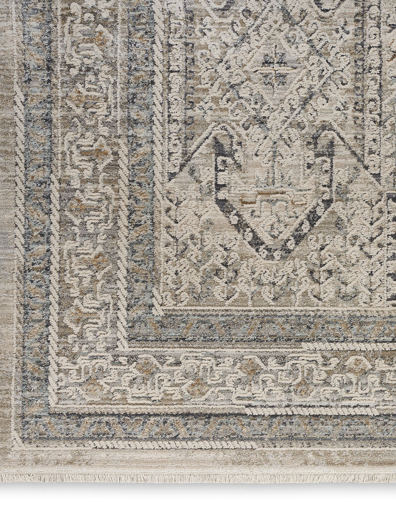 Lynx LNX01 Ivory/Gray/Blue 7'10" x 10'1" Rug