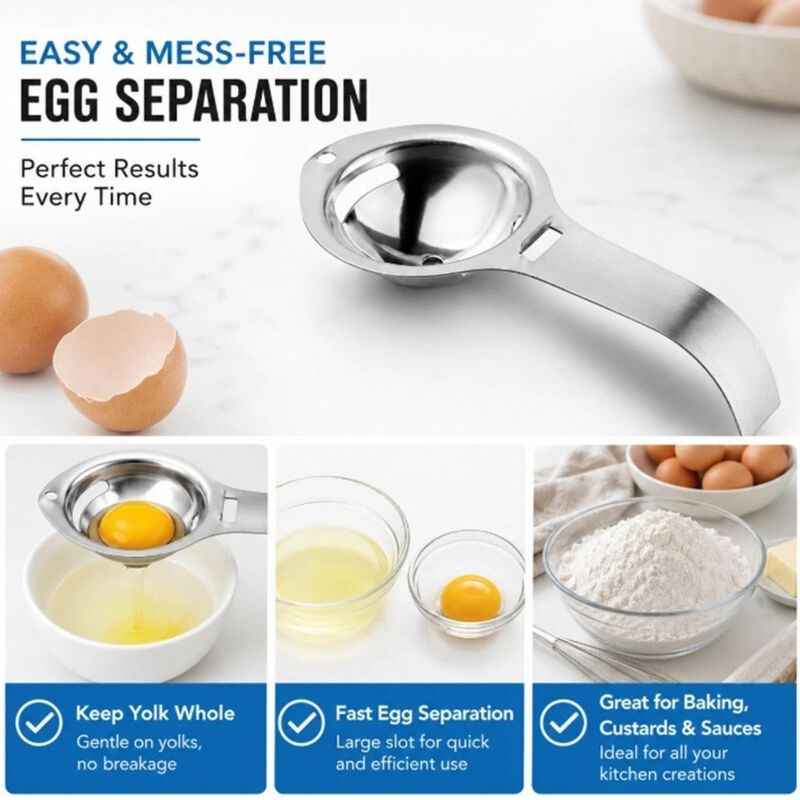 Egg Yolk White Separator Sieve image number 2