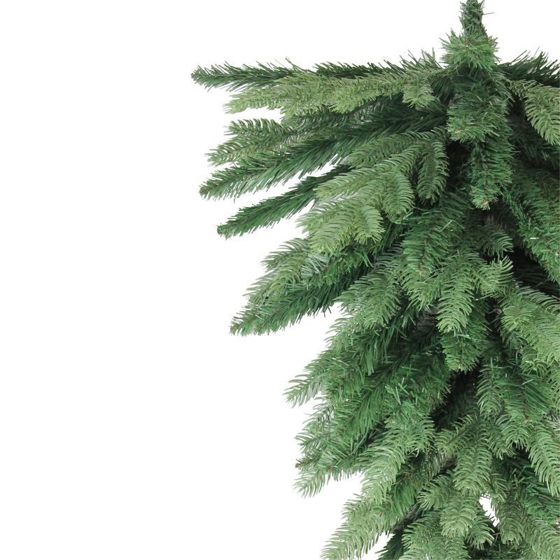 30" Mixed Eden Pine Artificial Christmas Teardrop Swag - Unlit image number 3