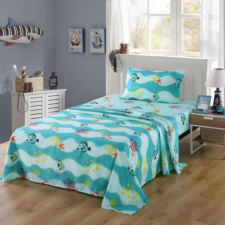 MarCielo Bed Sheets For Kids Twin Full Sheets 277 Sheet.