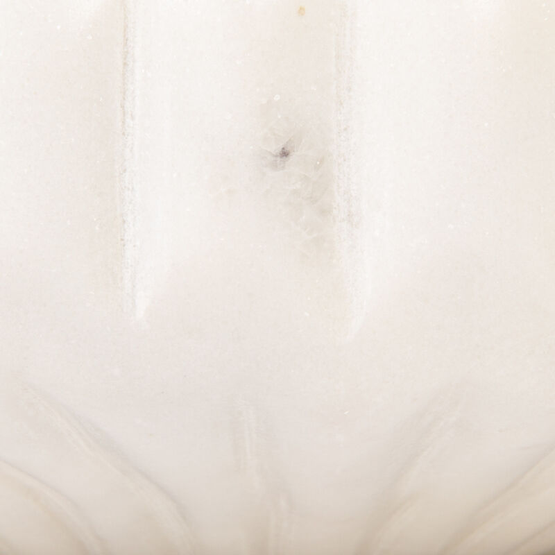 Round Marble Bowl, White image number 5