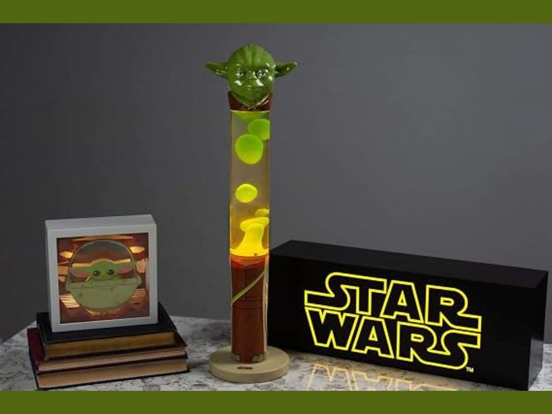 Star Wars Jedi Master Yoda 18-Inch 3D Top Motion Lamp, Mood Light for Home Decor image number 2