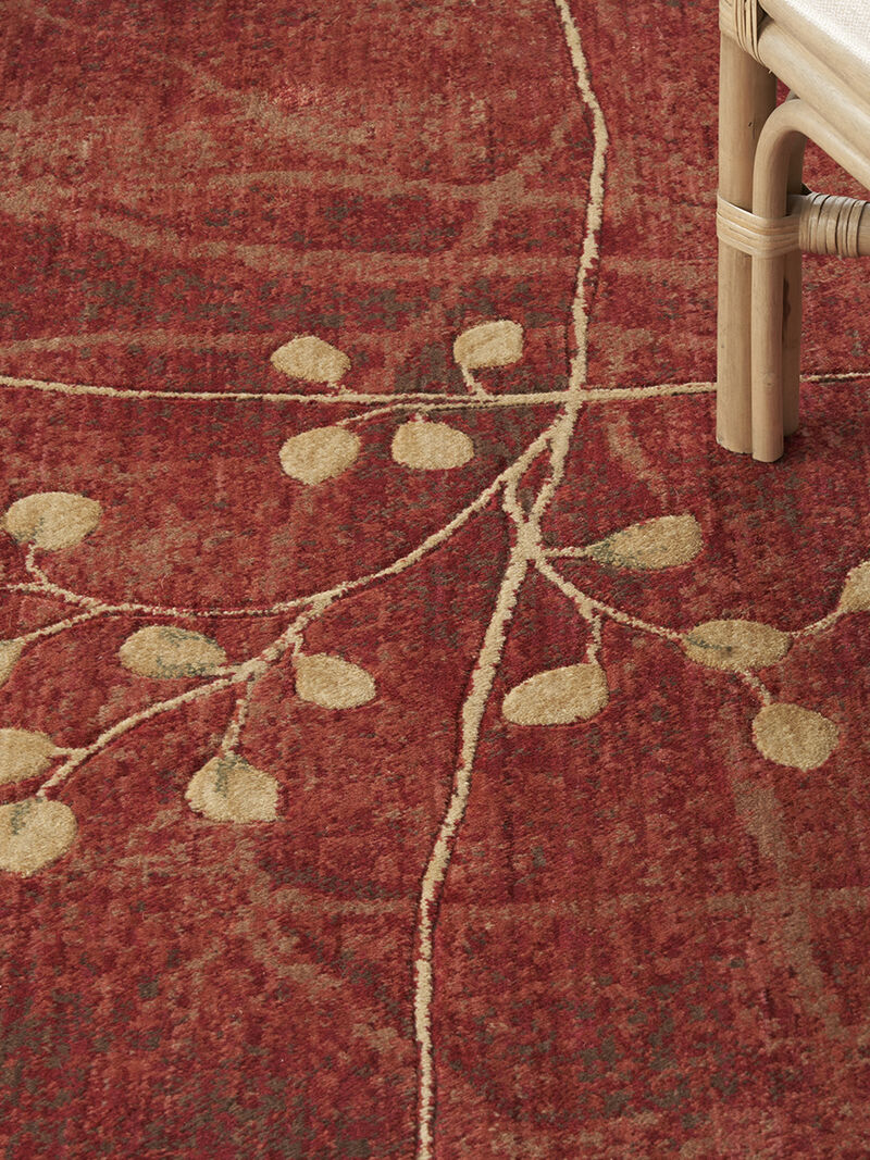 Somerset ST74 Flame 9'6" x 13' Rug image number 6