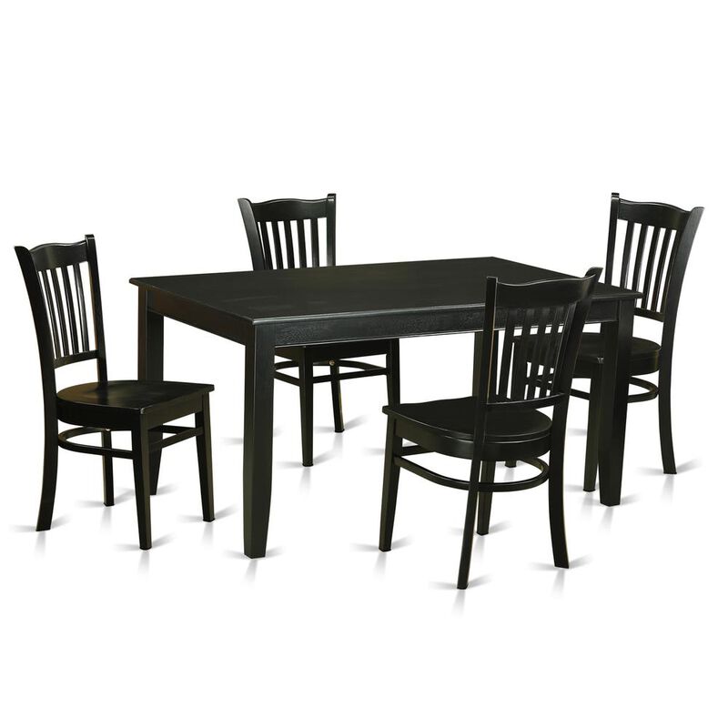 5 Pc Dining room set - Dinette Table and 4 Kitchen Dining Chairs