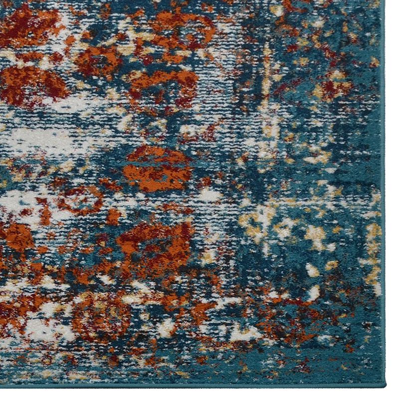 RUGSOTIC CARPETS MACHINE MADE HEATSET POLYPROPYLENE AREA RUGS  - Rectangle Shape, Classic Oriental Traditional  Design, Midium Pile Machine Made Area Rugs (M00038) image number 4