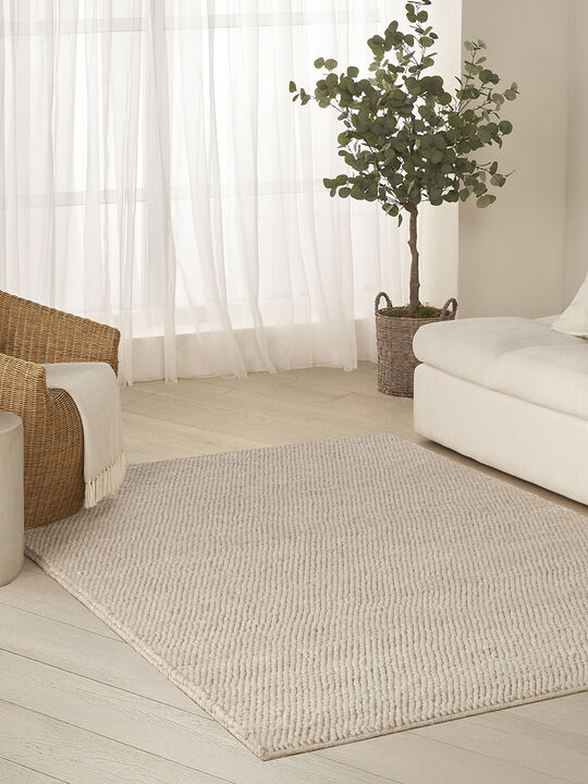 Pure Knots KNT01 Beige 7'9" x 9'9" Rug