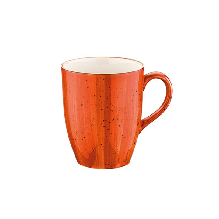 Terracota dia.3.25" h:4.25" 11 oz. Round Terracotta Vitrified Mug (Set of 4)
